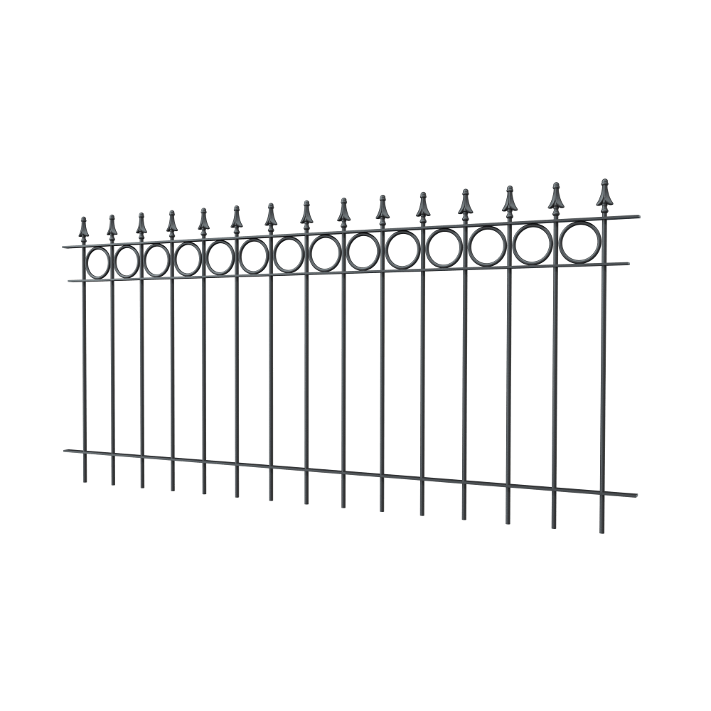 Zaun Belluno | pulverbeschichtet anthrazit Zaun Belluno | pulverbeschichtet anthrazit