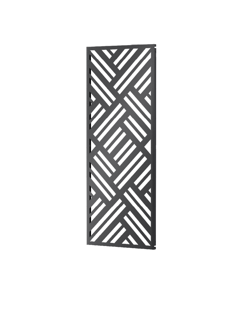 Metallsichtschutz Adda Modell | Pulverbeschichtet Anthrazit Metallsichtschutz Adda Modell | Pulverbeschichtet Anthrazit