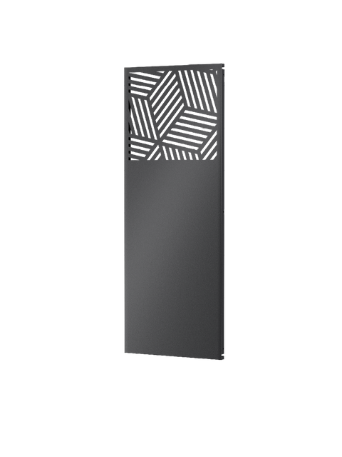 Metallsichtschutz Rienza Modell | Pulverbeschichtet Anthrazit