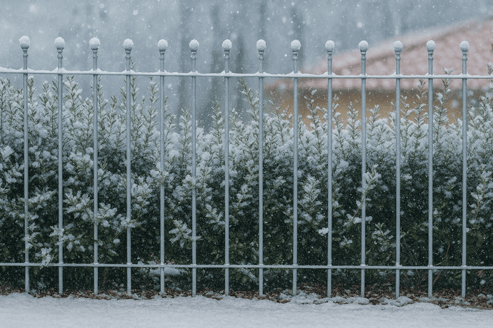 Affidabili in inverno: affronta la stagione fredda con recinzioni in metallo facili da mantenere