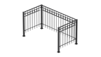 Geländer Belluno als 3D-Modell | Pulverbeschichtet anthrazit