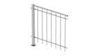 Geländer Ancona als 3D-Modell | Feuerverzinkt