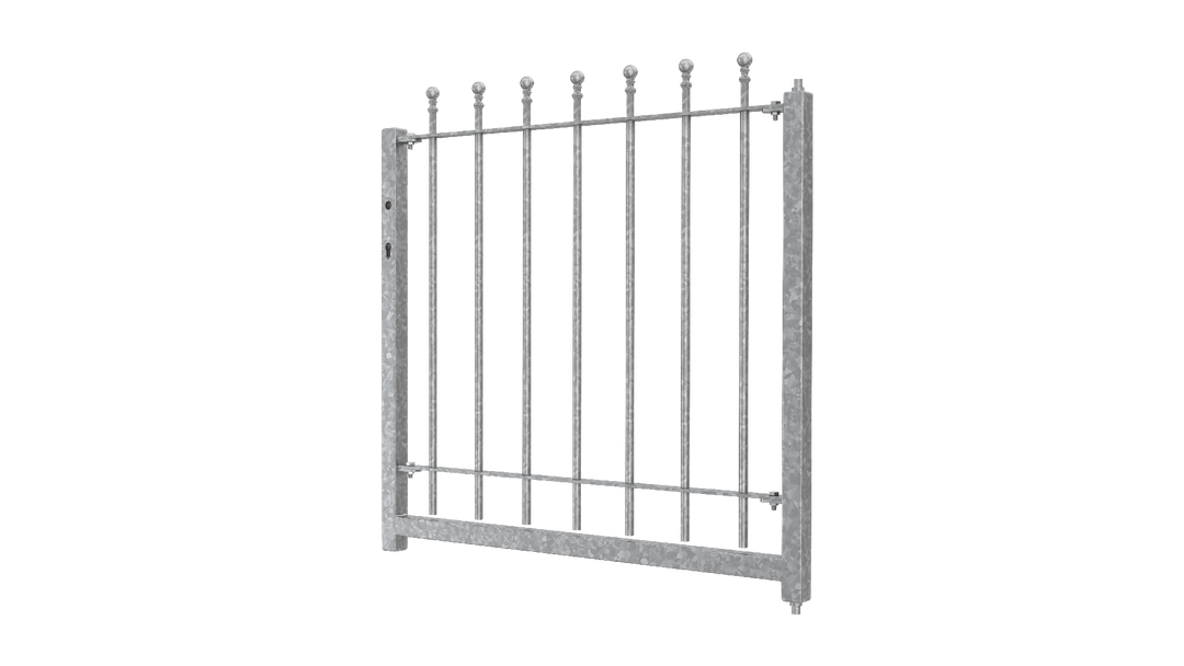 Gartentor Ancona als 3D Modell | Feuerverzinkt