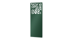 Sichtschutz Liro als 3D-Modell | Pulverbeschichtet Sonderfarbe RAL 6005 Moosgrün