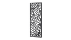 Sichtschutz Livenza als 3D-Modell | Pulverbeschichtet Sonderfarbe RAL 7016 Anthrazitgrau