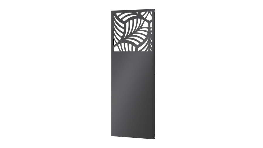 Sichtschutz Panaro als 3D-Modell | Pulverbeschichtet Sonderfarbe RAL 7016 Anthrazitgrau