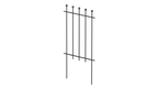 Steckzaun Ancona in pulverbeschichtet Sonderfarbe RAL 7016 Anthrazitgrau als 3D-Modell