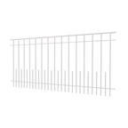 Geländer Perugia als 3D-Modell | Pulverbeschichtet Sonderfarbe RAL 9010 Reinweiß